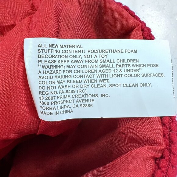 Christmas Stocking Fleece 3D Santa Candy Cane Sleigh Presents Prima Creations - Picture 11 of 12